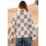 The Snuggle Check Sherpa Jacket