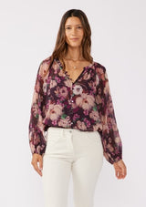 Floral Sheer Blouse