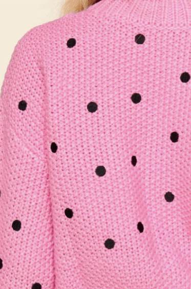 Imogen Polka Cropped Sweater